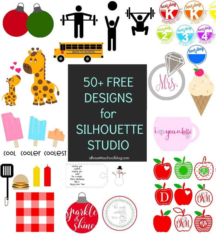 50 free silhouette designs
